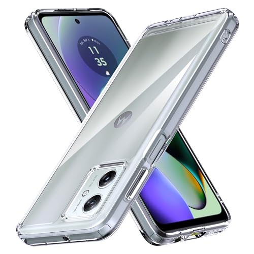 Anoowkoa Handyhülle für Moto G54/Moto G54 Power Hülle CASE Cover[Stoßfeste TPU und PC Hybrid Durchsichtige Handyhülle ] Dünne Durchsichtige TPU Schutzhülle von Anoowkoa