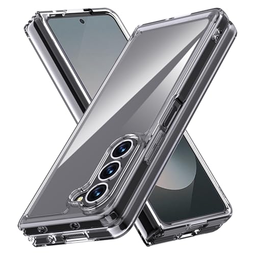 Anoowkoa Handyhülle für Samsung Galaxy Z Fold 6 Hülle CASE Cover[Stoßfeste TPU und PC Hybrid Durchsichtige Handyhülle ] Dünne Durchsichtige TPU Schutzhülle von Anoowkoa