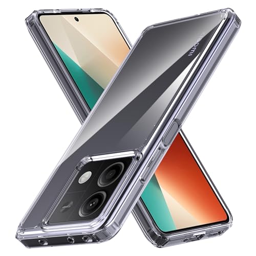 Anoowkoa Handyhülle für Xiaomi Redmi Note 13 5G Hülle CASE Cover[Stoßfeste TPU und PC Hybrid Durchsichtige Handyhülle ] Dünne Durchsichtige TPU Schutzhülle von Anoowkoa
