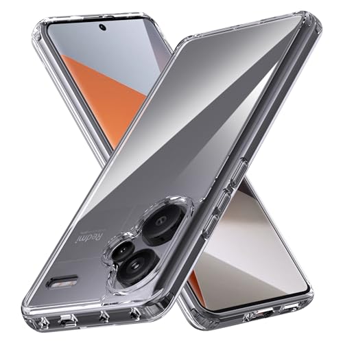 Anoowkoa Handyhülle für Xiaomi Redmi Note 13 Pro+/Redmi Note 13 Pro Plus 5G Hülle CASE Cover[Stoßfeste TPU und PC Hybrid Durchsichtige Handyhülle ] Dünne Durchsichtige TPU Schutzhülle von Anoowkoa