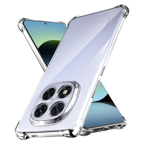 Anoowkoa Handyhülle für Xiaomi Redmi Note 14 Pro 4G Hülle CASE Cover[Transparent Silikon Handy Hüllen] [Stoßfest Kratzfest ] Dünne Durchsichtige TPU Schutzhülle von Anoowkoa