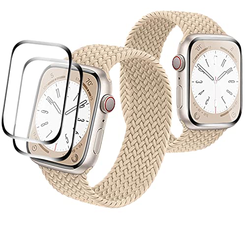Anoowkoa Panzer Schutz Glas für Apple Watch Series 8 41mm,2 Stück Schutzfolie 9H Härte Gehärtete Folie HD Vollbild Handyfolie Hartglas Anti-Kratzer Displayfolie Anoowkoa Panzer Schutz Glas für Apple Watch Series 8 41mm,2 Stück Schutzfolie 9H Härte Gehärtete Folie HD Vollbild Handyfolie Hartglas Anti-Kratzer Displayfolie von Anoowkoa
