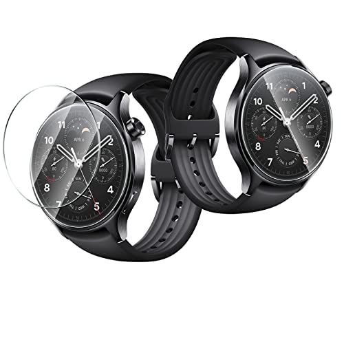 Anoowkoa Panzerglas für Xiaomi Watch S1 Pro 2 Stück Schutzfolie 9H Härte Gehärtete Folie HD Vollbild Handyfolie Hartglas Anti-Kratzer Displayfolie von Anoowkoa