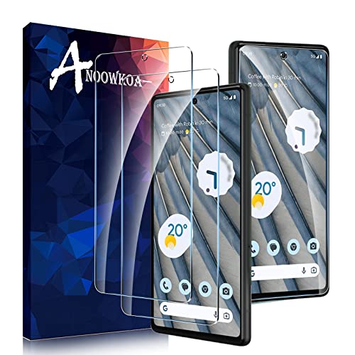 Anoowkoa Panzerglasfolie für Google Pixel 7A 2 Stück Schutzfolie 9H Härte Gehärtete Folie HD Vollbild Handyfolie Hartglas Anti-Kratzer Displayfolie von Anoowkoa