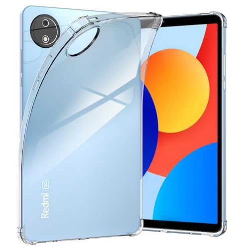 Anoowkoa hülle Xiaomi Redmi Pad SE 8.7 Zoll Hülle CASE Cover[Transparent Silikon Hüllen] [Stoßfest Kratzfest ] Dünne Durchsichtige TPU Schutzhülle von Anoowkoa