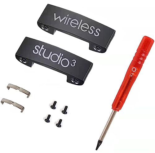 Studio 3 Ersatzscharnier wie das OEM-Ersatzteil, langlebiges Reparaturset, kompatibel mit Beats by Dre Studio3 Wireless (A1914) Kopfhörern (schwarz) von Anovvat