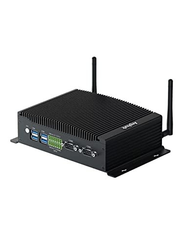 Anphurk Fanless Industrial Mini PC Windows 11 Pro, Core i7-10810U 16GB DDR4 1TB SSD, Micro Desktop Computer with WiFi, BT 4.2, Ethernet, GPIO, 2 LAN, 2 COM, 4K Triple Display, Small PC von Anphurk