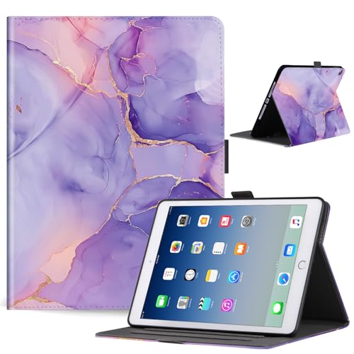 Anpredo Schutzhülle für iPad 9,7 Zoll 6. / 5. Generation 2018/2017 mit Auto Wake/Sleep, Magnetverschluss, Schutzhülle Smart Folio Hüllen für iPad 9.7 6/5 Gen, Air 2/Air 1, Lila Marmor Anpredo Schutzhülle für iPad 9,7 Zoll 6. / 5. Generation 2018/2017 mit Auto Wake/Sleep, Magnetverschluss, Schutzhülle Smart Folio Hüllen für iPad 9.7 6/5 Gen, Air 2/Air 1, Lila Marmor von Anpredo