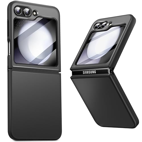 Anqrp Zero Serie für Samsung Galaxy Z Flip 5 Hülle, Transluzente Matte Dünn Schutzhülle, Nie Trennen Scharnier Stoßfest Handyhülle, Schwarz Anqrp Zero Serie für Samsung Galaxy Z Flip 5 Hülle, Transluzente Matte Dünn Schutzhülle, Nie Trennen Scharnier Stoßfest Handyhülle, Schwarz von Anqrp