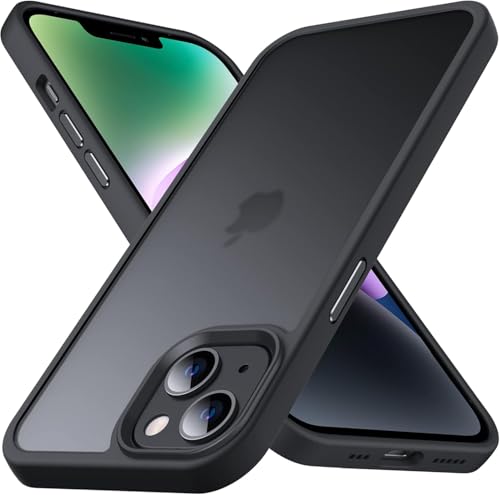 Anqrp Zero Seriesr Kompatibel mit iPhone 14/13 Hülle, Minimalistische Transluzente Matte Schutzhülle, Military Grade Handyhülle für iPhone 14/13, Schwarz Anqrp Zero Seriesr Kompatibel mit iPhone 14/13 Hülle, Minimalistische Transluzente Matte Schutzhülle, Military Grade Handyhülle für iPhone 14/13, Schwarz von Anqrp