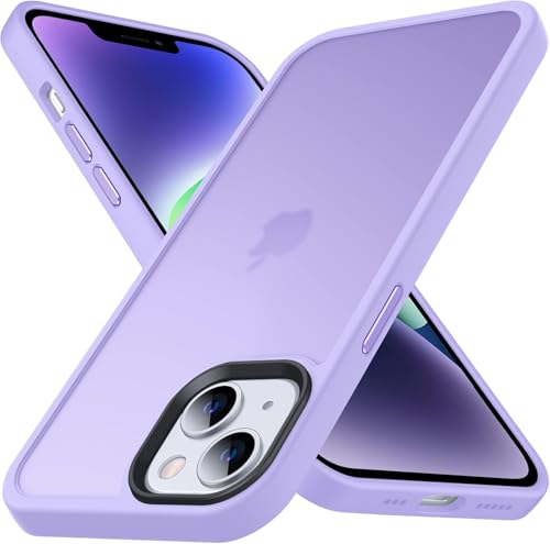 Anqrp Zero Seriesr Kompatibel mit iPhone 14/13 Hülle, Minimalistische Transluzente Matte Schutzhülle, Military Grade Handyhülle für iPhone 14/13, Violett Anqrp Zero Seriesr Kompatibel mit iPhone 14/13 Hülle, Minimalistische Transluzente Matte Schutzhülle, Military Grade Handyhülle für iPhone 14/13, Violett von Anqrp
