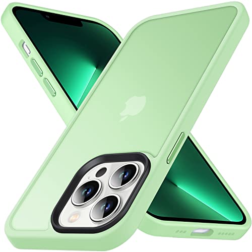 Anqrp Zero Seriesr für iPhone 13 Pro Hülle, Transluzente Matte Slim Schutzhülle, Military Stoßfest Handyhülle für iPhone 13 Pro mit Rhinoshield 6,1 Zoll, Hellgrün Anqrp Zero Seriesr für iPhone 13 Pro Hülle, Transluzente Matte Slim Schutzhülle, Military Stoßfest Handyhülle für iPhone 13 Pro mit Rhinoshield 6,1 Zoll, Hellgrün von Anqrp