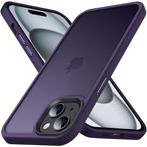Anqrp Zero Seriesr für iPhone 15 Plus Hülle, Minimalistische Transluzente Matte Schutzhülle, Military Grade Handyhülle für iPhone 15 Plus mit Silikon 6,7 Zoll, Dunkel Lila Anqrp Zero Seriesr für iPhone 15 Plus Hülle, Minimalistische Transluzente Matte Schutzhülle, Military Grade Handyhülle für iPhone 15 Plus mit Silikon 6,7 Zoll, Dunkel Lila von Anqrp