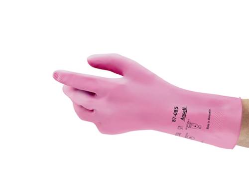 Ansell 87085085 AlphaTec® Baumwollvelour Chemiekalienhandschuh Größe (Handschuhe): 8.5 EN 388:201 von Ansell