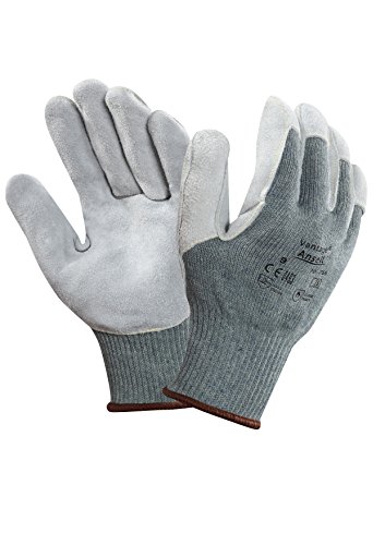 Ansell ActivArmr 70-765 Schnittschutz-Handschuhe, Mechanikschutz, Grün/Grau, Größe 8 (12 Paar) von Ansell