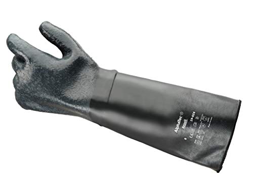 Ansell AlphaTec 19-024 Neoprenhandschuhe, Doppelisolierfutt Hitzeschutz, Ausgezeichnete Mechanische und Chemische Belastbarkeit, Gute Flexibilität und Griffsicherheit, Industrie PSA, Größe XL (1 Paar) von Ansell