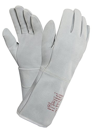 Ansell Calorproof Molleton 2 Spezialzwecke handschuh, Mechanikschutz, Grau, Größe 10 (10 Paar pro Beutel) von Ansell