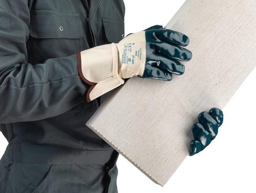 Ansell Handschuhe ActivArmr® Hycron® 27-607 Gr.10 weiß/blau BW-Jersey von Ansell
