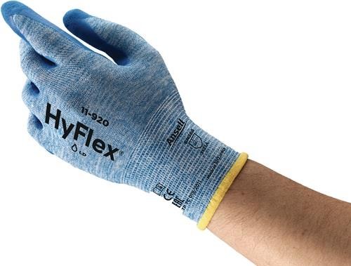 Ansell Handschuhe HyFlex® 11-920 Gr.10 blau EN 388 PSA II Nyl.m.Nitril 11920100 von Ansell