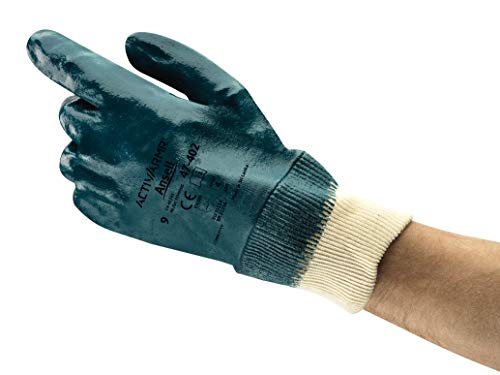 Ansell Hylite 47-402 Mehrzweckhandschuhe, Mechanikschutz, Blau, Größe 7 (12 Paar) von Ansell
