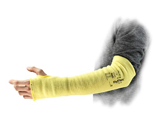 Sleeves Ansell HyFlex 70-118 Armschützer, Mechanikschutz, Optimale Flexibilität und Schnittschutz, Hitzebeständig (12 Stück) von Sleeves