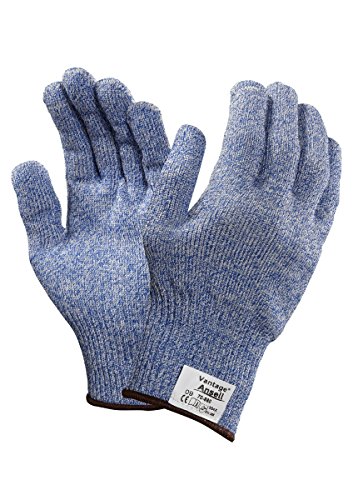 Ansell Vantage 70-860 Schnittschutz-Handschuhe, Mechanikschutz, Blau, Größe 8 (12 Paar pro Beutel) von Ansell