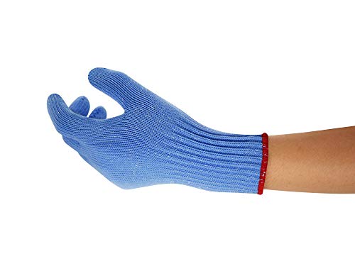 VersaTouch Ansell HyFlex 72-286 Arbeitshandschuhe, Mechanikschutz, Schnittschutz, Industrie und Mechaniker Handschuhe, Montagehandschuh, Damen Herren, Hellblau, Größe M (6 Stück) von VersaTouch