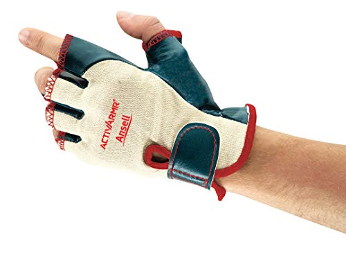 Ansell VibraGuard 07-111 Spezialzweck-Handschuhe, Mechanikschutz, Weiß, Größe 9 (1 Paar pro Beutel) von Ansell