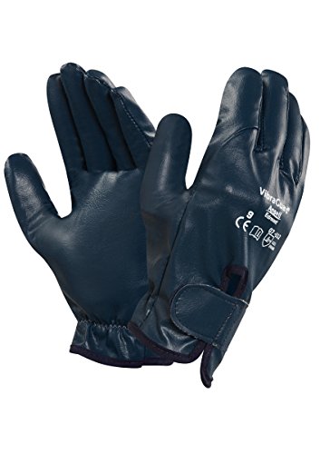 Ansell VibraGuard 07-112 Spezialzweck-Handschuhe, Mechanikschutz, Blau, Größe 9 (1 Paar pro Beutel) von Ansell