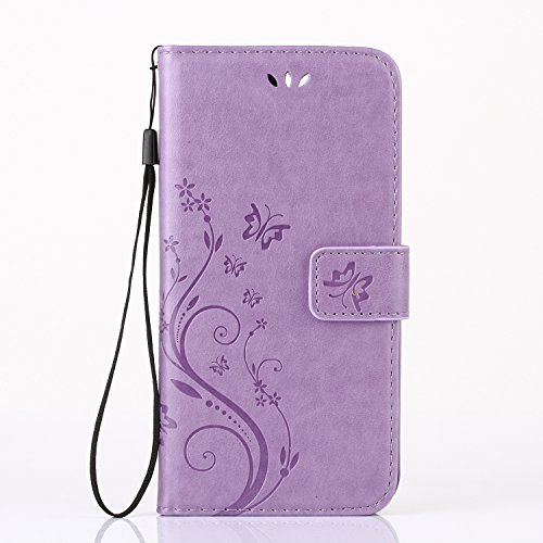 Anshow Lederhülle für iPhone 16e Hülle und Schutzfolie, Handyhülle für iPhone 16e, Flip Wallet Hülle Leder Tasche Schutzhülle, Helles Lila Anshow Lederhülle für iPhone 16e Hülle und Schutzfolie, Handyhülle für iPhone 16e, Flip Wallet Hülle Leder Tasche Schutzhülle, Helles Lila von Anshow