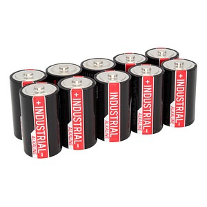 10 ANSMANN Batterien INDUSTRIAL Mono D 1,5 V von Ansmann