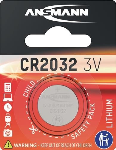 10 Stk. Ansmann Knopfzelle 3 V 230 mAh CR2032 20x3,2mm 1 St./Bl. 5020122 10 Stk. Ansmann Knopfzelle 3 V 230 mAh CR2032 20x3,2mm 1 St./Bl. 5020122 von Ansmann