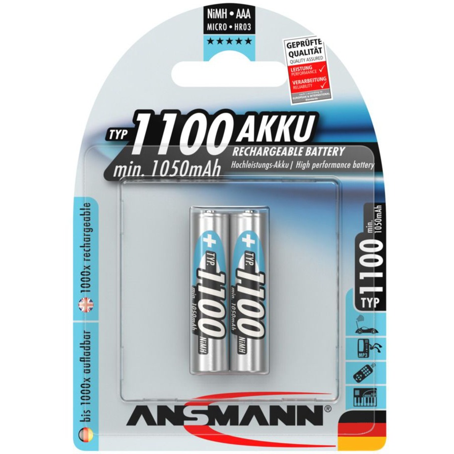 1100mAh NiMh Professional, Akku von Ansmann