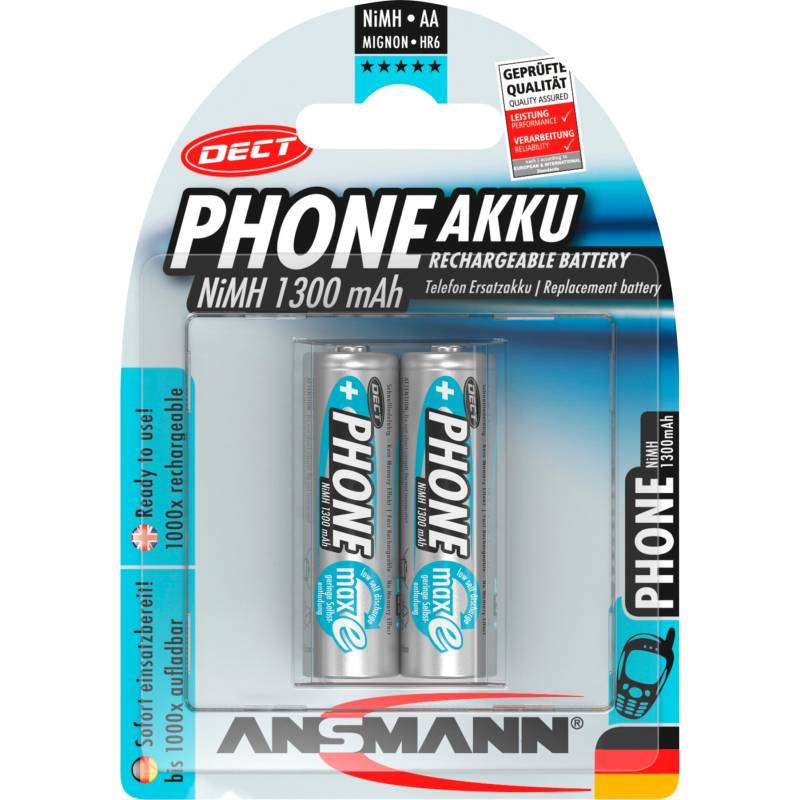 1300mAh DECT, Akku von Ansmann