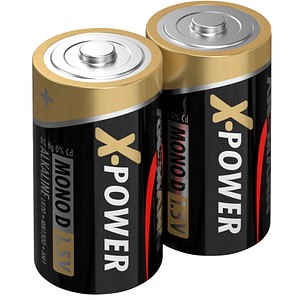 2 ANSMANN Batterien X-POWER Mono D 1,5 V von Ansmann