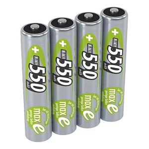 4 ANSMANN Akkus maxE Micro AAA 550 mAh von Ansmann