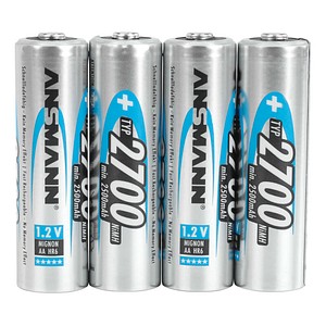 4 ANSMANN Akkus maxE Mignon AA min. 2.500 mAh 4 ANSMANN Akkus maxE Mignon AA min. 2.500 mAh von Ansmann