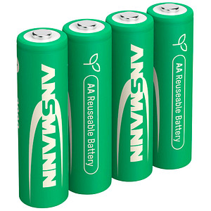 4 ANSMANN Batterien Typ 2800 Mignon AA 1,2 V von Ansmann