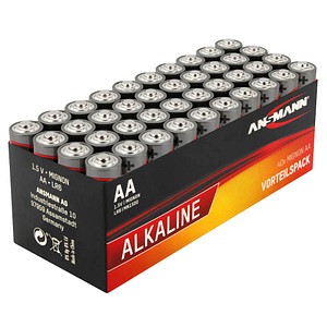 40 ANSMANN Batterien Red Alkaline Mignon AA 1,5 V von Ansmann