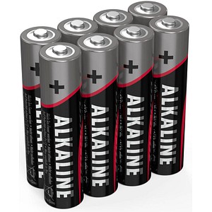 8 ANSMANN Batterien Red Alkaline Micro AAA 1,5 V von Ansmann