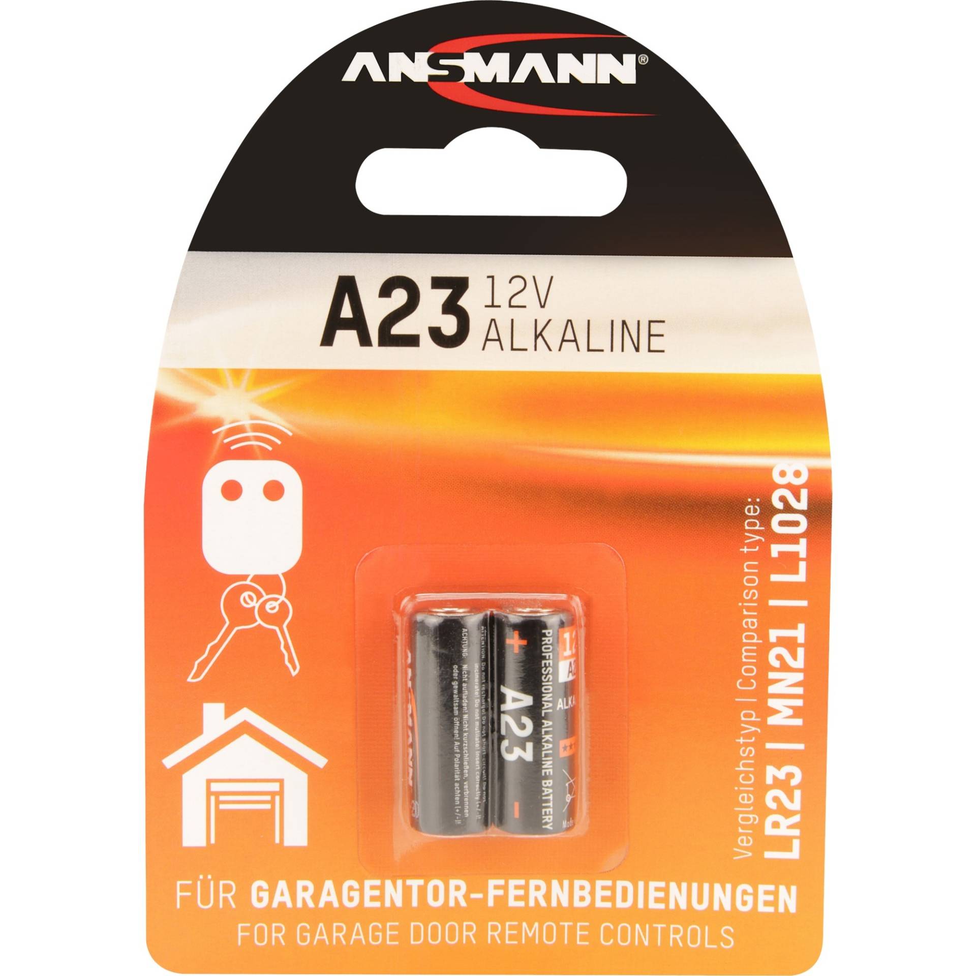 A23/LR23, Batterie A23/LR23, Batterie von Ansmann