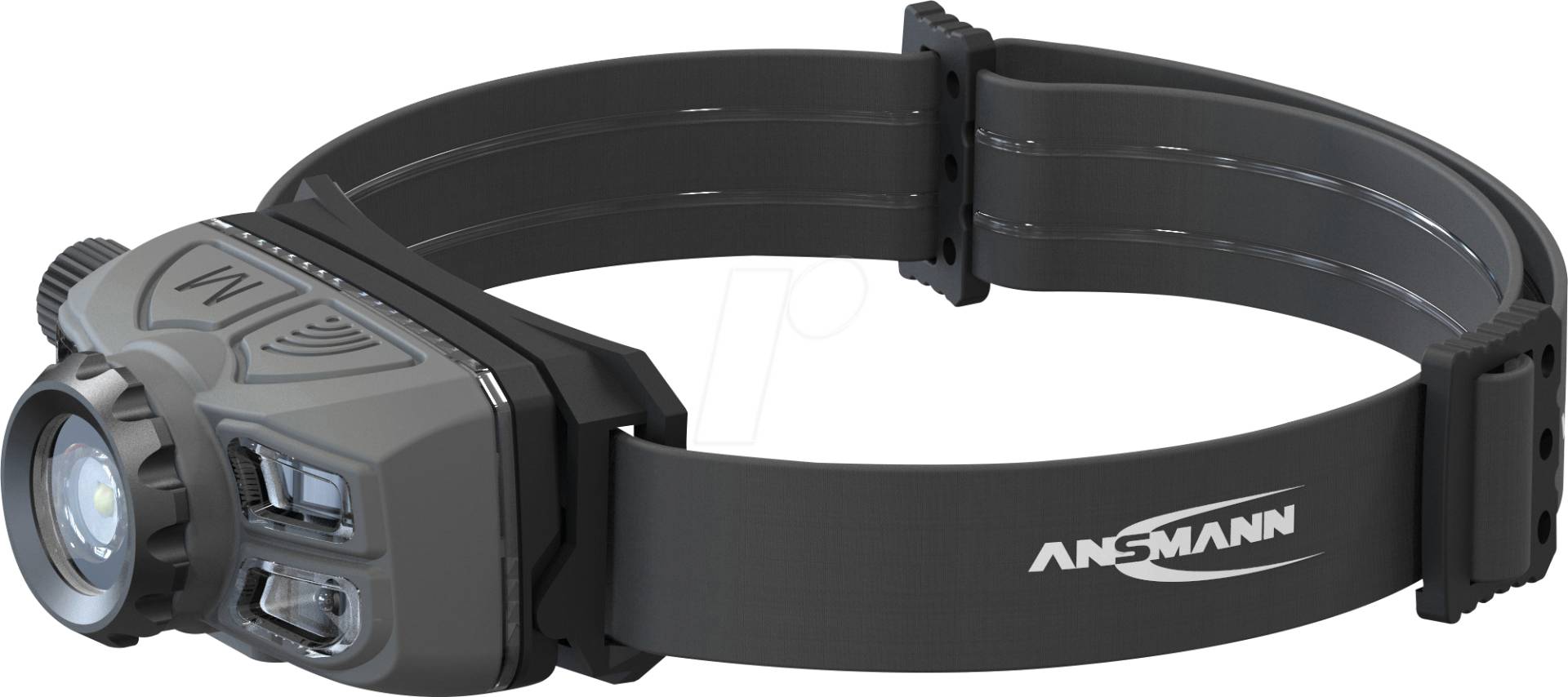 AMS 1600-0528 - LED-Stirnleuchte HD450FRS, 550 lm, schwarz, Akku von Ansmann