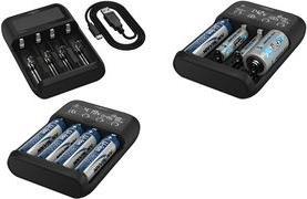 ANS 1001-0122 - Tischladegerät Lithium 4 NiMh Li-Ion LiFePO4 LCD 4 - Lithium-Ionen (Li-Ion) - Nickel-Metallhydrid (NiMH) (1001-0122) von Ansmann