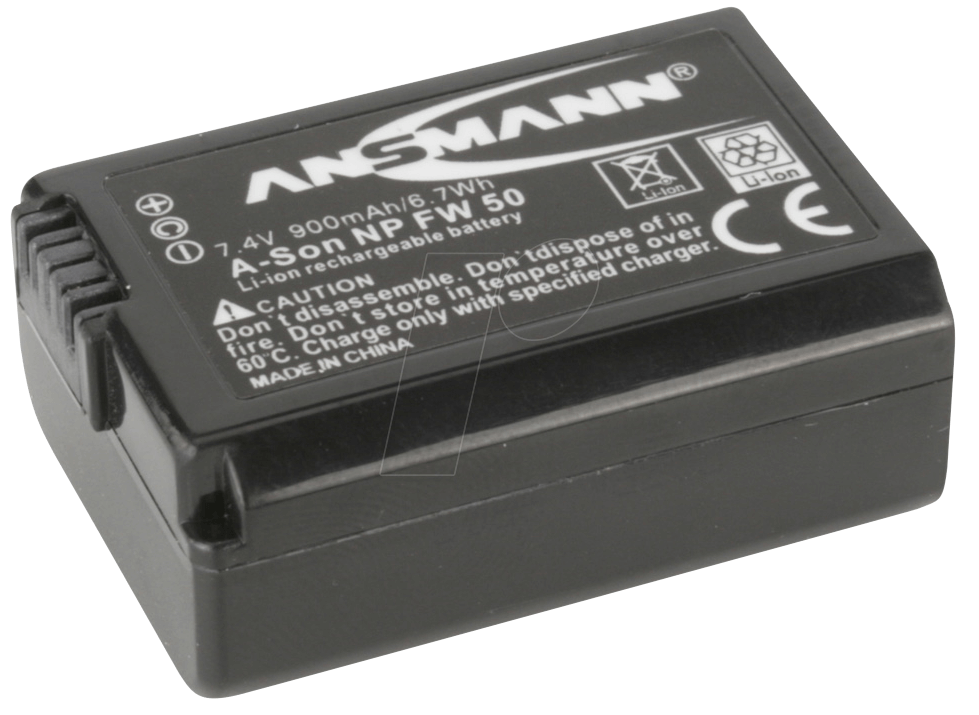 ANS 1400-0008 - Akku, Digitalkamera, kompatibel, 900 mAh, Sony von Ansmann