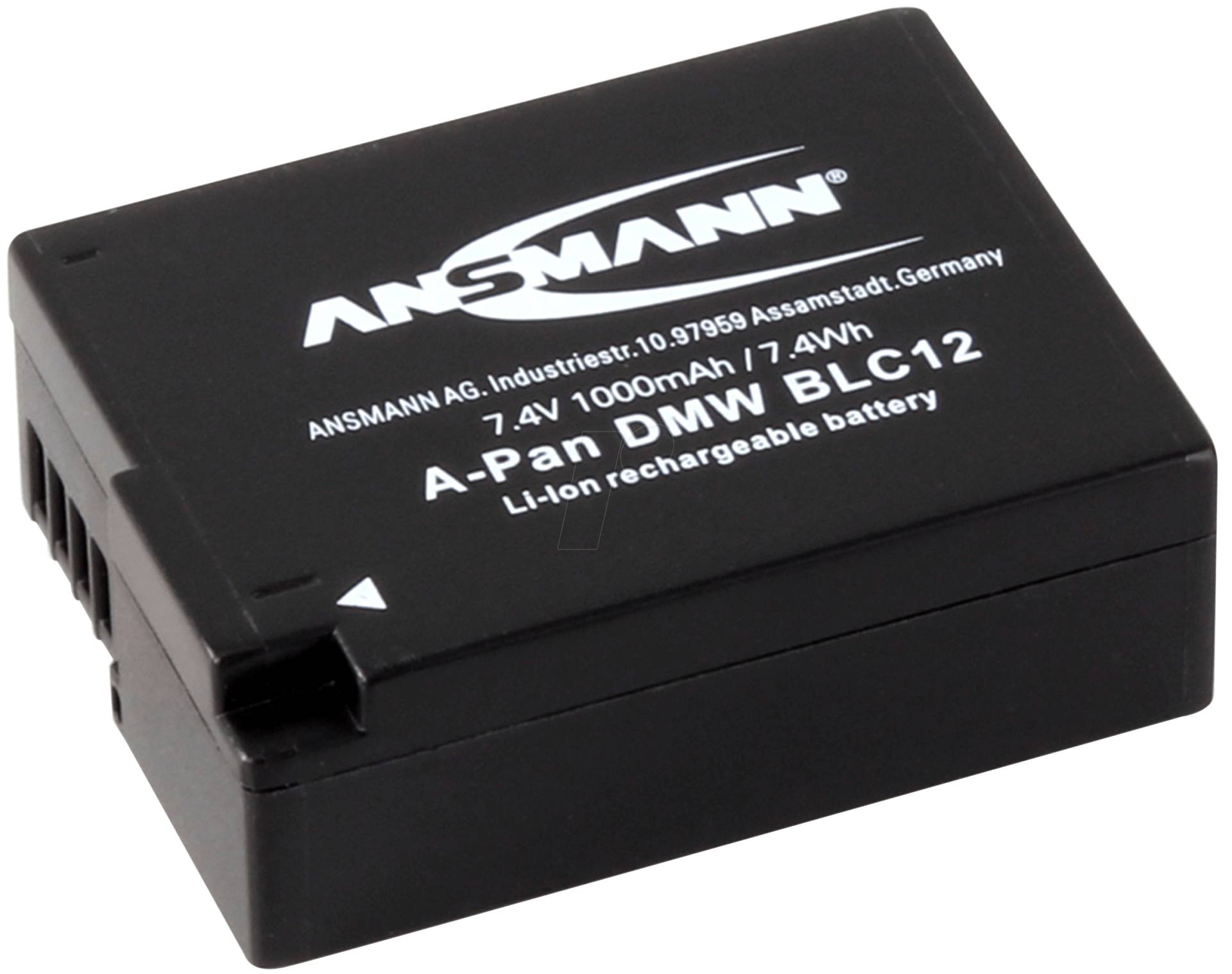 ANS 1400-0056 - Akku, Digitalkamera, kompatibel, 1000 mAh, Panasonic von Ansmann