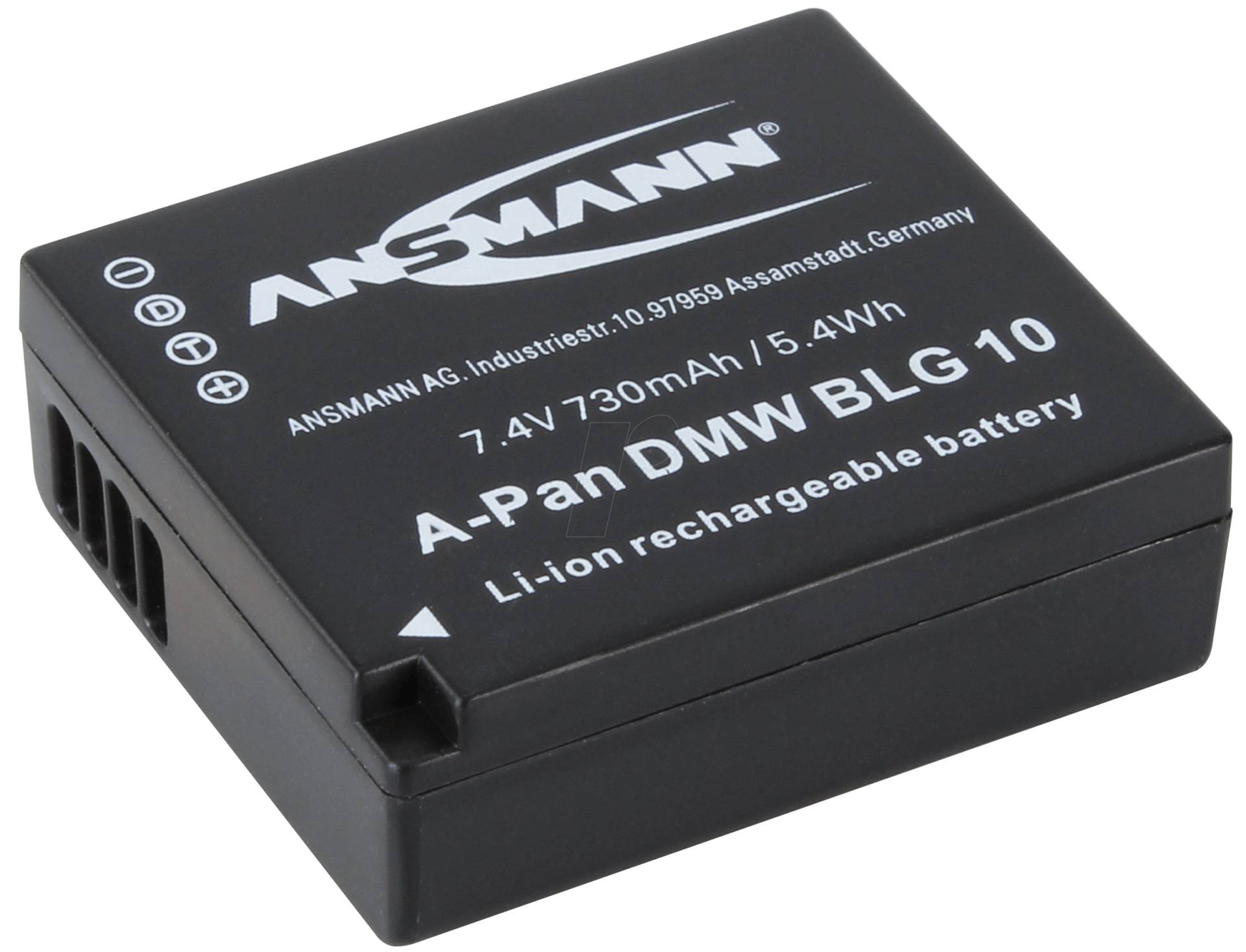 ANS 1400-0063 - Akku, Digitalkamera, kompatibel, 730 mAh, Panasonic von Ansmann
