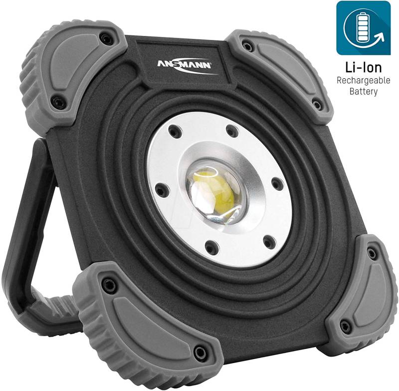 ANS 1600-0235 - LED-Baustrahler, 10 W, 6500 K, Akku, IP64, Powerbank von Ansmann