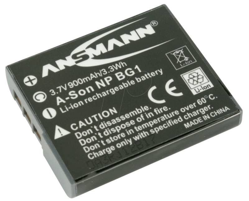ANS 5044293 - Akku, Digitalkamera, kompatibel, 900 mAh, Sony von Ansmann