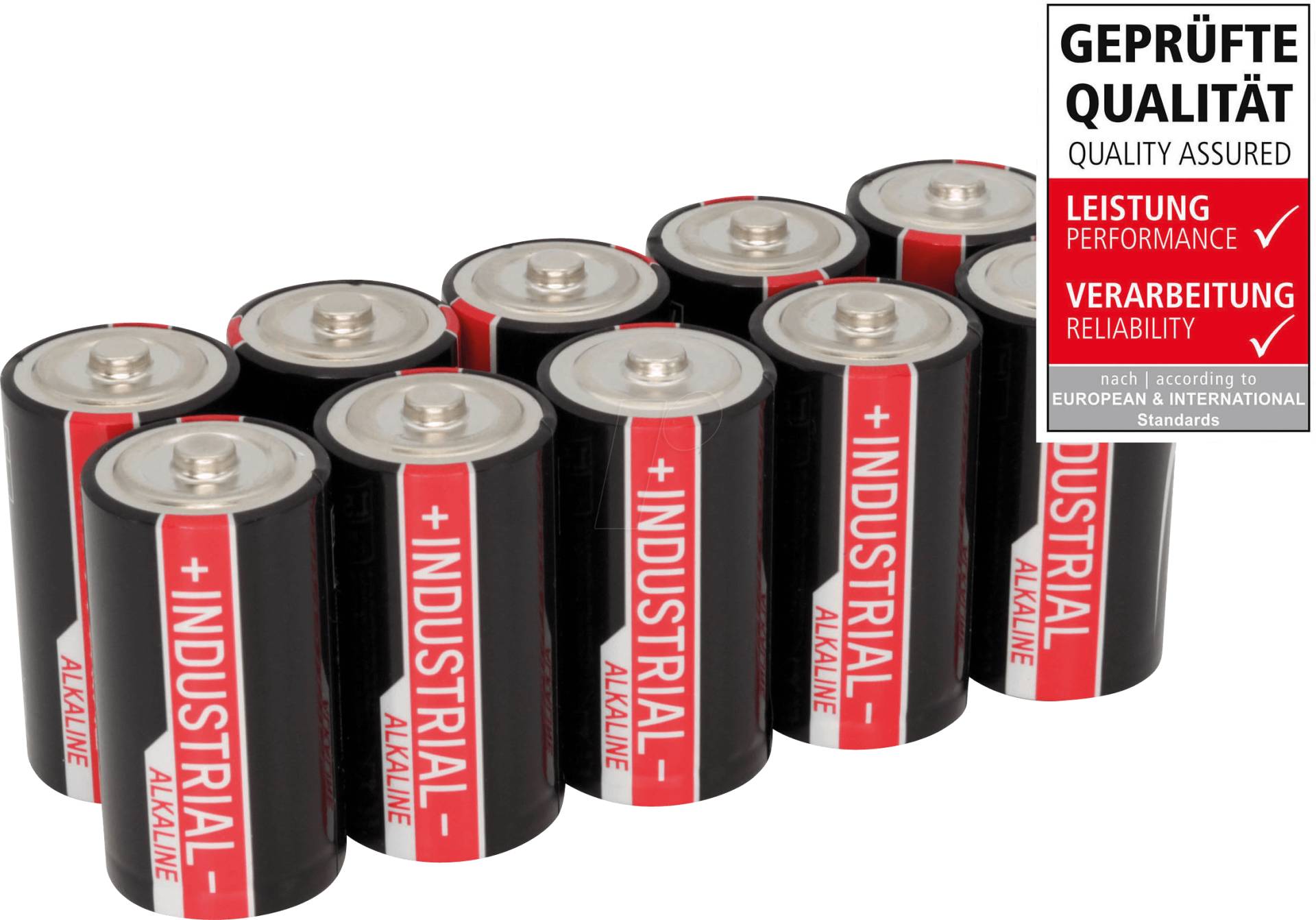 ANS IND 10XC - Industrial, Alkaline Batterie, C (Baby), 10er-Pack von Ansmann