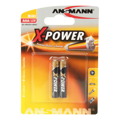 ANSMANN 1510-0005 Alkaline Batterie AAAA, X-Power, 2er-Pack ANSMANN 1510-0005 Alkaline Batterie AAAA, X-Power, 2er-Pack von Ansmann